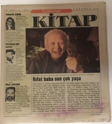 Cumhuriyet Gazetesi Kitap Eki 12 Aralık 1991 - Rıfat Ilgazın 80.Yaş Kutlamaları 4 Kentte Bir Hafta Boyunca Sürecek - GZ16291 - 1