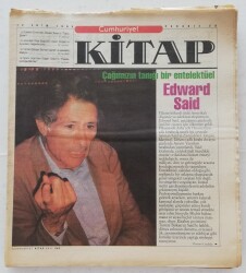 Cumhuriyet Gazetesi Kitap Eki 12 Ekim 1995 -Çağımızın Tanığı Edward Said Önemli Olan Susmamaktır.-GZ45942 - 1