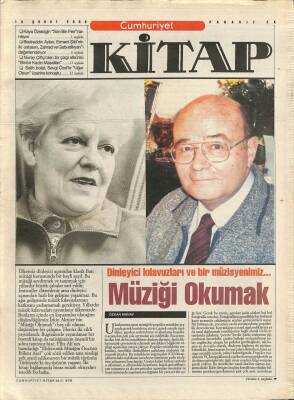 Cumhuriyet Gazetesi Kitap Eki 13 Şubat 2003 - Dinleyici Kılavuzları Ve Bir Müzisyenimiz... GZ96507 - 1