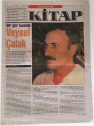 Cumhuriyet Gazetesi Kitap Eki 14 Ekim 1999 - Bir Şiir Fanatiği Veysel Çolak GZ16586 - 1