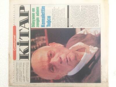 Cumhuriyet Gazetesi Kitap Eki 14 Eylül 1995 - Dünyanın En Zengin Adamı Kemalettin Tuğcu GZ51203 - 1