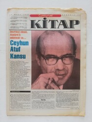 Cumhuriyet Gazetesi Kitap Eki 14 Mart 1996 - Ceyhun Atuf Kansu Devrimci Olmak ve Atatürkü Anlatmak- GZ45869 - 1