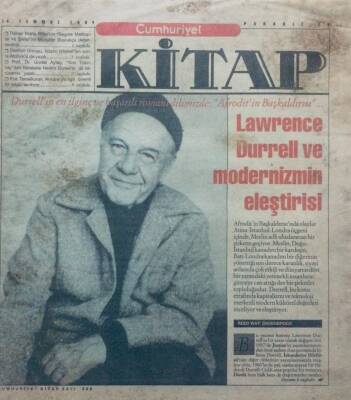 Cumhuriyet Gazetesi Kitap Eki - 14 Temmuz 1994 - Lawrence Durrell Ve Modernizmin Eleştirisi GZ43486 - 2