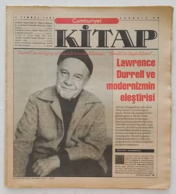 Cumhuriyet Gazetesi Kitap Eki 14 Temmuz 1994 - Rainer Maria Rilke , Sözü Ezgiye Dönüştüren Ozan- GZ45921 - 2