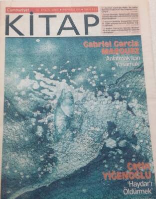 Cumhuriyet Gazetesi Kitap Eki 15 Eylül 2005 - Çetin Yiğenoğlu Haydarı Öldürmek GZ47626 - 1