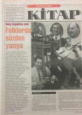Cumhuriyet Gazetesi Kitap Eki 15 Ocak 1998 - Folklorda Sözden Yazıya GZ51292 - 1