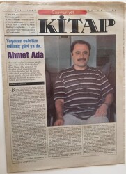 Cumhuriyet Gazetesi Kitap Eki - 16 Ocak 1997 - Yaşamın Estetize Edilmiş Şiiri Ahmet Ada - GZ43572 - 1