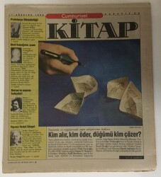 Cumhuriyet Gazetesi Kitap Eki 17 Ağustos 1990 - Yasalarda Ve Uygulamada Yapıt Sahiplerinin Hakları - GZ16284 - 2
