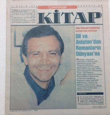 Cumhuriyet Gazetesi Kitap Eki 17 Kasım 1994 - Dil Ve Anlatımdan Romanların Dünyasına GZ47589 - 1