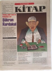 Cumhuriyet Gazetesi Kitap Eki 17 Temmuz 1997 - Yetmiş Yıldır Sesi Ve Kalemiyle Var Şükran Kurdakul GZ16608 - 2