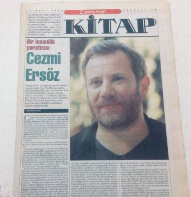 Cumhuriyet Gazetesi Kitap Eki 18 Mart 1999 - Bir İnsanilik Yaratıcısı Cezmi Ersöz GZ47568 - 1