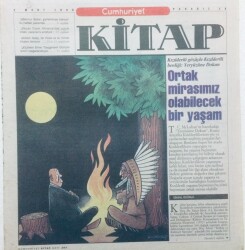 Cumhuriyet Gazetesi Kitap Eki - 2 Mart 1995 - Kızılderili Gözüyle Ortak Mirasımız Olabilecek Bir Yaşam GZ43491 - 2