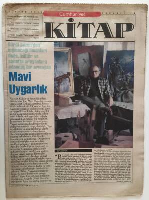 Cumhuriyet Gazetesi Kitap Eki - 21 Mart 1996 - Gürol Süzerden Mavi Uygarlık - GZ43972 - 2