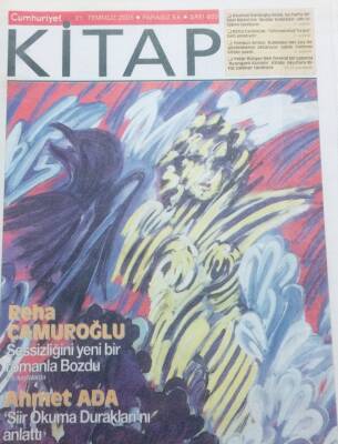 Cumhuriyet Gazetesi Kitap Eki 21 Temmuz 2005 - Ahmet Ada Şiir Okuma Duraklarını Anlattı GZ41491 - 1