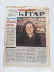 Cumhuriyet Gazetesi Kitap Eki 22 Aralık 1995 - İçtenlikli bir Yazar Erenüz ATASU - GZ45872 - 1