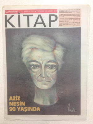Cumhuriyet Gazetesi Kitap Eki 22 Aralık 2005 - Aziz Nesin 90 Yaşında GZ23701 - 1