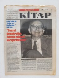 Cumhuriyet Gazetesi Kitap Eki 22 Şubat 1996 - Erdal İnönü ile Anılar ve Düşünceler- GZ45870 - 1