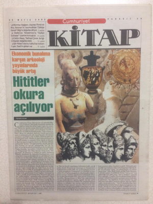 Cumhuriyet Gazetesi Kitap Eki 23 Mayıs 2002 - Hititler Okura Açılıyor GZ23680 - 1
