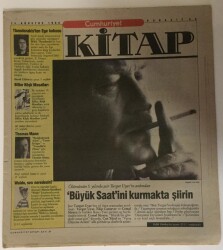 Cumhuriyet Gazetesi Kitap Eki 24 Ağustos 1990 - Ölümünün 5. Yılında Şair Turgut Uyarın Ardından - GZ16283 - 1