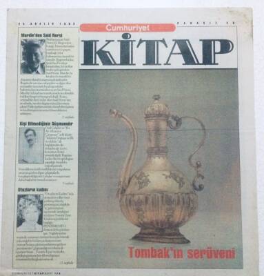 Cumhuriyet Gazetesi Kitap Eki - 24 Aralık 1992 - Tombakın Serüveni GZ46482 - 2