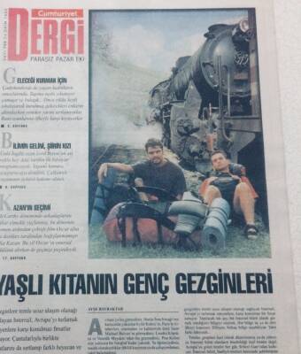 Cumhuriyet Gazetesi Kitap Eki 24 Ekim 1999 - Yaşlı Kıtanın Genç Gezginleri GZ47597 - 1