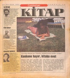 Cumhuriyet Gazetesi Kitap Eki 25 Haziran 1992 GZ154528 - 2
