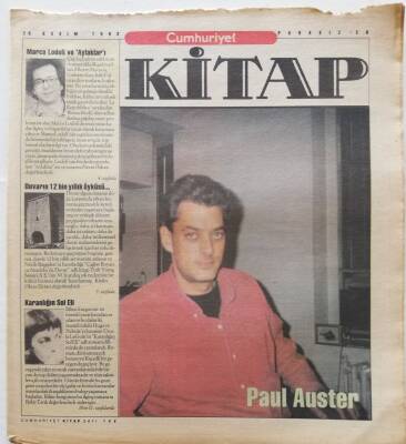 Cumhuriyet Gazetesi Kitap Eki 25 Kasım 1993 -Marco Lodoli ve Aylakları - GZ45908 - 1