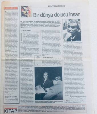 Cumhuriyet Gazetesi Kitap Eki - 26 Mayıs 2011 - Bir Dünya Dolusu İnsan GZ46319 - 1