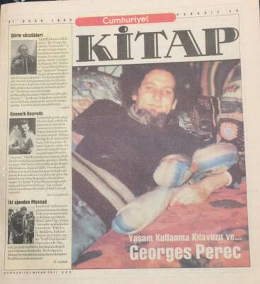 Cumhuriyet Gazetesi Kitap Eki 27 Ocak 1994 Georges Perec GZ30991 - 1