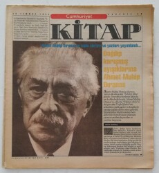 Cumhuriyet Gazetesi Kitap Eki 28 Temmuz 1994 -Harold Pinter Yitik Zamanın Peşinde- GZ45922 - 2