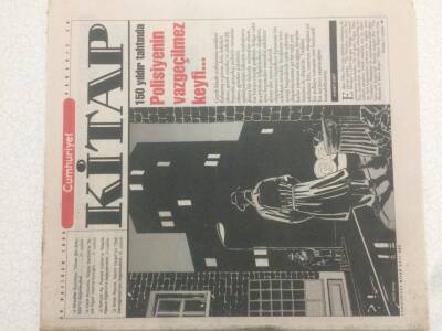 Cumhuriyet Gazetesi Kitap Eki 29 Haziran 1995 - 150 Yıldır Tahtında Polisiyenin Vazgeçilmez Keyfi GZ51207 - 1