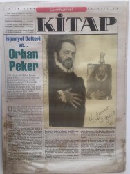 Cumhuriyet Gazetesi Kitap Eki 3 Ekim 1996 - İspanyol Defteri Ve .. Orhan Peker - GZ16401 - 2