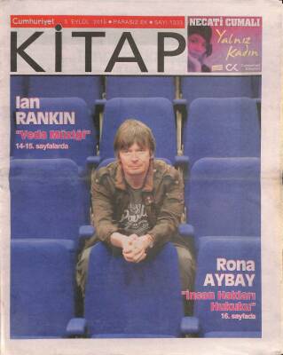Cumhuriyet Gazetesi Kitap Eki 3 Eylül 2015 - Ian Rankin Veda Müziği - Rona Aybay İnsan Hakları Hukuku GZ94858 - 1