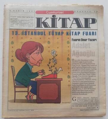 Cumhuriyet Gazetesi Kitap Eki 3 Kasım 1994 -13.İstanbul Tüyap Kitap Fuarı-GZ45916 - 1