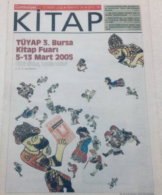 Cumhuriyet Gazetesi Kitap Eki 3 Mart 2005 - Nedim Gürselle İzler Ve Gölgeler Üzerine GZ47614 - 1