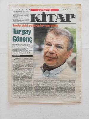 Cumhuriyet Gazetesi Kitap Eki - 3 Temmuz 2003 - Öner Civanoğlu Gülmenin Kitabı Üzerine Yazdı - GZ45885 - 2