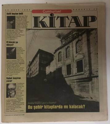 Cumhuriyet Gazetesi Kitap Eki 30 Ocak 1992 -İstanbul Kitapları Güzel Ya İstanbul ? Bu Şehir Kitaplarda Mı Kalacak - GZ16303 - 1