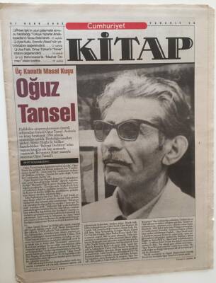 Cumhuriyet Gazetesi Kitap Eki - 31 Ocak 2002 - Üç Kanatlı Masal Kuşu Oğuz Tansel - GZ43583 - 2