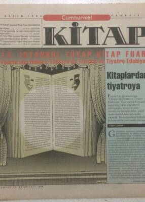 Cumhuriyet Gazetesi Kitap Eki 4 Kasım 1994 - 13.İstanbul Kitap Fuarı GZ51276 - 1