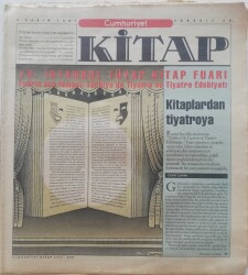 Cumhuriyet Gazetesi Kitap Eki 4 Kasım 1994 -Türkiyede Tiyatro ve Tiyatro Edebiyatı-GZ45917 - 2