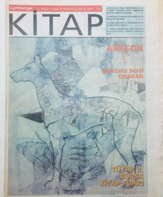 Cumhuriyet Gazetesi Kitap Eki - 4 Mart 2004 - Aragon Elsanın Mecnunu GZ46011 - 1