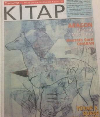 Cumhuriyet Gazetesi Kitap Eki 4 Mart 2006 - Aragon Elsanın Mecnunu GZ48527 - 1
