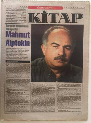Cumhuriyet Gazetesi Kitap Eki 4 Mayıs 2000 - Sıradan İnsanların Hikayecesi Mahmut Alptekin GZ26241 - 1