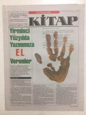 Cumhuriyet Gazetesi Kitap Eki 4 Ocak 2001 - Yirminci Yüzyılda Yazınımıza El Verenler GZ23704 - 1