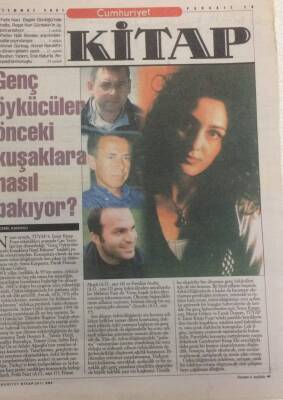 Cumhuriyet Gazetesi Kitap Eki 5 Temmuz 2001 - Genç Öykücüler Önceki Kuşaklara Nasıl Bakıyor GZ35841 - 1