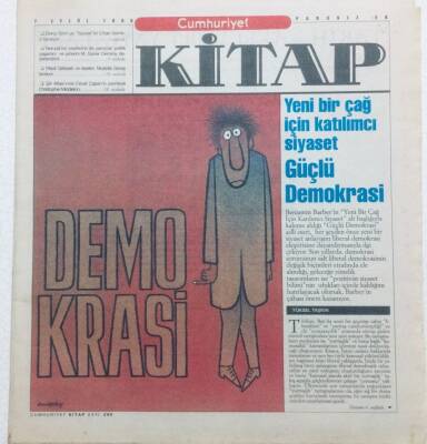 Cumhuriyet Gazetesi Kitap Eki - 7 Eylül 1995 - Yeni Bir Çağ İçin Katılımcı Siyaset GZ46471 - 1