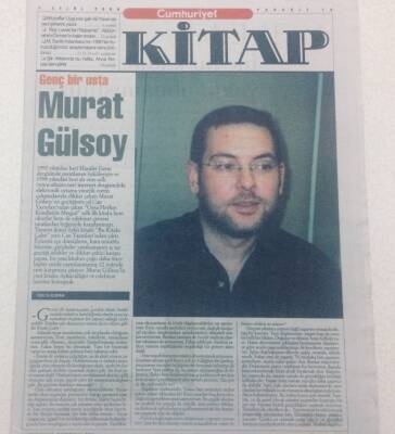 Cumhuriyet Gazetesi Kitap Eki - 7 Eylül 2000 - Genç Bir Usta Murat Gülsoy GZ46648 - 1
