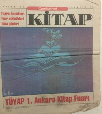 Cumhuriyet Gazetesi Kitap Eki 7 Nisan 1994 - Tüyap 1. Ankara Kitap Fuarı GZ34292 - 1