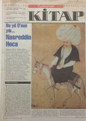 Cumhuriyet Gazetesi Kitap Eki 8 Ağustos 1996 - Bu Yıl Onun Yılı Nasreddin Hoca GZ51280 - 1