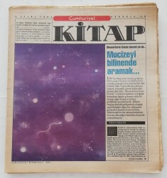 Cumhuriyet Gazetesi Kitap Eki 8 Eylül 1994 -Güney Gönençin Hep Aranızda Olacağımını Nezihe Bahar Tanıtıyor.- GZ45928 - 1